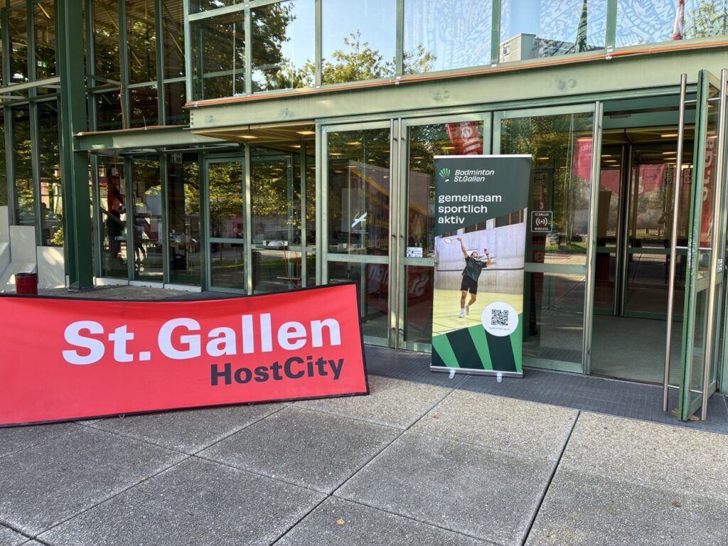 Host City, St. Gallen und Badminton St. Gallen